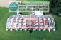 White PVC Hard Pressed Wedding Marquee Tent Large Capacity